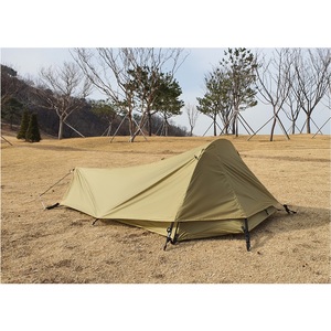 CAMPTOWN I CAN Tienda de campaña individual ligera de nailon ripstop con silicona, poste de aluminio 7001, 1.24 kg, refugio compacto para senderismo y mochileros - Product Image 2