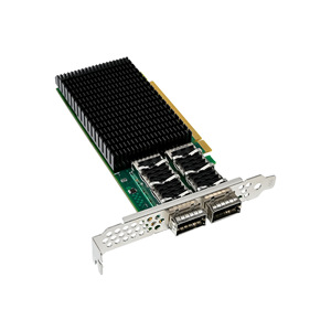 อะแดปเตอร์เครือข่าย Speed Bridge ConnectX-5 PCIe x16 แบบคู่ 100G QSFP28 สำหรับเซิร์ฟเวอร์  การ์ดภายในแบบสมาร์ท 10 กิกะบิต - Product Image 2