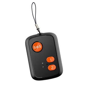 2023 design portatile mini anziani allarme caduta GPS tracker impermeabile IP67 4G GSM WCDMA FDD TDD pulsante SOS pedante GPS