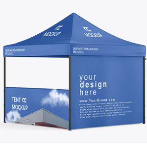 Auvent d'exposition portable de tente d'exposition en acier léger à installation <span class=keywords><strong>rapide</strong></span> avec logo personnalisé pour les promotions en plein air - Product Image 3