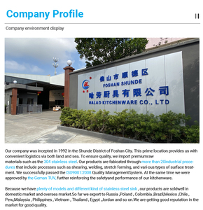 Lavello da Cucina Rettangolare a Doppia Vasca in Acciaio Inox 201 304 con Gocciolatoio, Vendita all'Ingrosso di Fabbrica a Prezzi Convenienti - Product Image 6