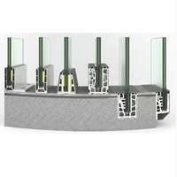 Profilé en U pour garde-corps en verre, garde-corps de terrasse, fixation de panneaux de verre sans cadre, balustrade en aluminium, accessoires de garde-corps