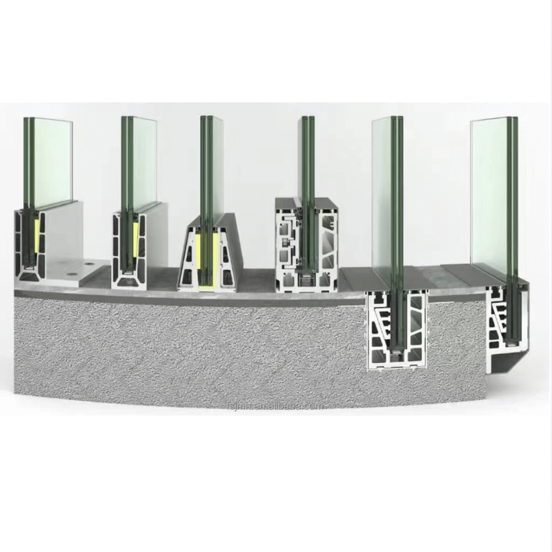 U Channel Glass Railing Handrails Deck