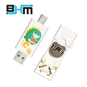 OEM tùy chỉnh kép U đĩa ổ đĩa flash OTG USB 2.0 1GB 32GB 64GB 128GB 256GB Bộ nhớ bút ổ đĩa Loại C OTG 3.0 CLE USB Stick pendrivec