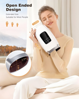 Gants électriques de massage pour les doigts et la paume, machine de thérapie par pression, masseur de mains à pétrissage musculaire avec 3 modes de massage