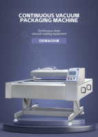 Automatische hoog-efficiënte industriële continue transportband vacuümverpakkingsmachine voor vleesproducten