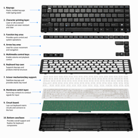 Nouveau clavier anglais américain pour ordinateur portable Asus K40 K40IJ K40IN K40AB K40C, clavier interne de remplacement