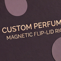 Boîte cadeau personnalisée pour Cologne violette et boîte magnétique pour parfum avec boîte en papier pour parfum et emballage pour parfum