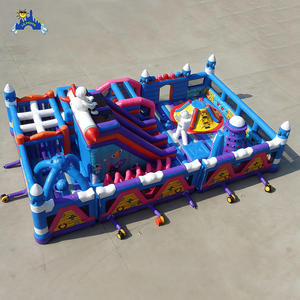 LilyToys Parque de Atracciones Inflable, Ciudad de Diversión Inflable, <span class=keywords><strong>Castillo</strong></span> Hinchable con Pista de Obstáculos - Product Image 4