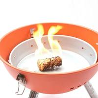 Allume-feu en laine de bois FSC 6,5x2cm avec paraffine pour barbecue, camping, survie - Rouleaux de cire de bois d'urgence pour cuisine extérieure