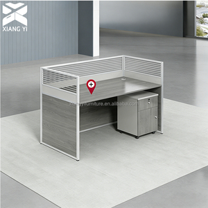 Arreglo de Mesa de Oficina Moderno con Escritorio Modular y Mamparas de Oficina, Estación de Trabajo para Hoteles, Escuelas y Empresas - Product Image 2