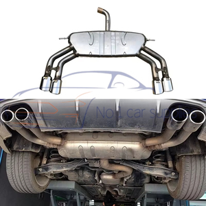 Accesorios para Parachoques de Auto, Escape de Acero Inoxidable Estilo <span class=keywords><strong>A3</strong></span> S3 para <span class=keywords><strong>A3</strong></span> S3 Sedán y <span class=keywords><strong>Hatchback</strong></span> 2017 <span class=keywords><strong>2018</strong></span> 2019 - Product Image 5