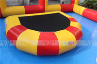 Trampolín Inflable Rectangular Flotante para Parque Acuático, Divertido y Alegre, en Venta