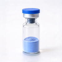 Fournisseur d'usine, vente en gros de matériaux cosmétiques de haute qualité, poudre lyophilisée GHK-Cu, fabriqué en Chine
