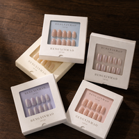 Boîte d'emballage personnalisée pour les ongles par pression en gros Boîte de transport vide pour ongles