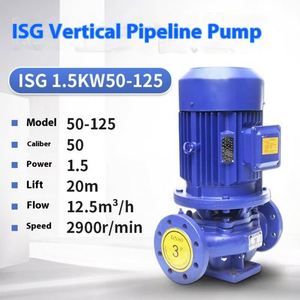 Pompe centrifuge monophasée verticale/horizontale ISG pour circulation d'eau chaude de chaudière, surpresseur de pipeline - Product Image 4