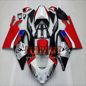 Kit de carénage pour <span class=keywords><strong>Aprilia</strong></span> Mille <span class=keywords><strong>RSV</strong></span> <span class=keywords><strong>1000</strong></span> <span class=keywords><strong>R</strong></span> RR RSV1000RR RSV1000R RSV1000 1000R blanc brillant 04 05 06 2004 2005 2006 Bodys 11No.27 - Product Image 6