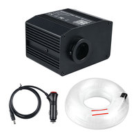 Kit de plafonnier étoilé RGB+CCT 16W, 0,75 mm*300 pièces* 2m/3m/4m, alimentation embarquée avec fonction scintillante