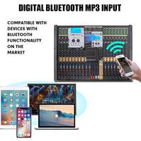 Mélangeur audio DJ TFB-20 à 20 canaux avec interface USB Équipement de performance de scène d'usine directe pour un grand son