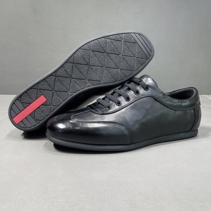 <span class=keywords><strong>Chaussures</strong></span> décontractées <span class=keywords><strong>pour</strong></span> hommes en cuir de vachette souple de première qualité, style de créateur de luxe, confortables, respirantes, à semelle fine et design simple - Product Image 3