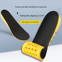 Semelles intérieures sportives en silicone conformes aux normes UE/US, 2 pièces, sensation moelleuse, haute élasticité, absorption des chocs, évacuation de la transpiration, confort anti-odeur