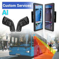 Pantalla de Punto Ciego para Camión VD de 12.3 Pulgadas con Cámara de Visión Lateral Digital y Espejo Retrovisor Digital, Sistema de Pantalla AHD IPS