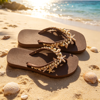 Chaînes de chaussures de plage en métal en gros, breloques coquillages naturels et étoiles de mer pour sandales, sabots, accessoires de chaussures d'été bohèmes DIY