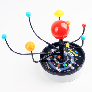 Modelo del <span class=keywords><strong>Sistema</strong></span> <span class=keywords><strong>Solar</strong></span> de Ocho Planetas, Instrumento de Aprendizaje de Plástico para Estudiantes de Primaria, Galaxia, Sol, <span class=keywords><strong>Tierra</strong></span>, Luna, <span class=keywords><strong>El</strong></span>éctrico, de Tres Bolas - Product Image 1