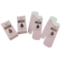 Boîtes d'emballage personnalisées vides, biodégradables, écologiques, en feuille d'or mat, 4 grammes, pour barres chocolatées MushShroom, Shroomz comestibles, en-cas