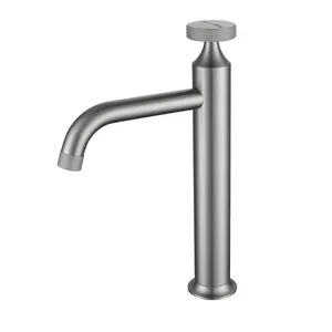 High Standard No Splashing New Bathroom Sink Faucet Modern Chrome Design Bathroom Sink Faucet For Hotel