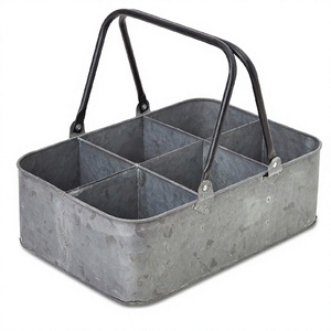 Galvanized <b>Utensil</b> Holder Excellent Quality handmade Flatware Caddy Classic Stylish Fancy Metal <b>Utensil</b> Caddy - Product Image 1