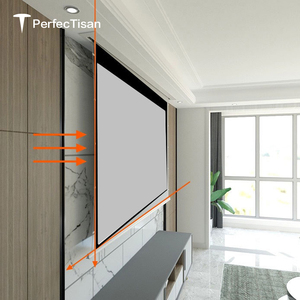 Écran de projection motorisé encastré au plafond PerfecTisan 4k 8k 3d Écran de projection motorisé au plafond ALR Écran de cinéma intérieur - Product Image 4