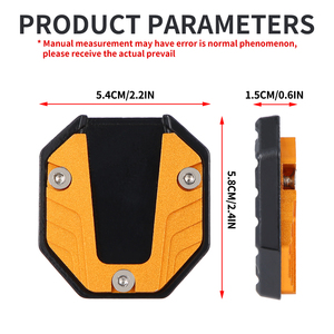 Soporte Universal para Scooter y Motocicleta KB, Extensor de Pie de Aleación de Aluminio para <span class=keywords><strong>Yamaha</strong></span>/ Retrofit/Actualización - Product Image 2