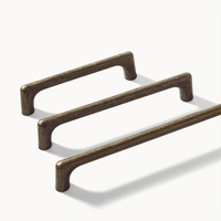Poignées de meubles modernes en alliage de zinc personnalisées, finition or mat et noir, pour armoires de cuisine, tiroirs, penderies et commodes – Fabrication chinoise