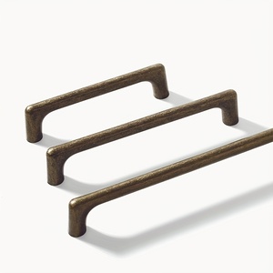 Maniglie Personalizzate in Lega di Zinco per Mobili, <span class=keywords><strong>Cucina</strong></span>, Cassetti e Armadi, Design Moderno in Oro Opaco e Nero - Product Image 5