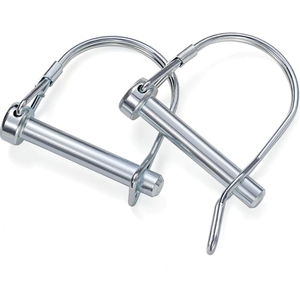 Épingles <span class=keywords><strong>de</strong></span> sécurité <span class=keywords><strong>de</strong></span> type D <span class=keywords><strong>de</strong></span> tailles variées, à ressort, à dégagement rapide, pour la connexion des châssis <span class=keywords><strong>de</strong></span> remorques <span class=keywords><strong>de</strong></span> machines agricoles - Product Image 4