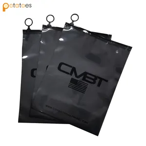 Potatoes Clothing Black Packaging Bags Cpe Zipper Bag Clear Garment Snock Underwear Bags