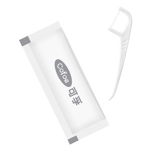 Fil dentaire Cofoe emballé individuellement, ultra fin, portable, 50 pièces, pack familial, design cure-dent personnalisé - Product Image 1