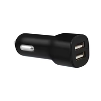 Nouveaux produits électroniques chargeur de voiture OEM 2.4A 2USB 12W adaptateur universel 12-24V charge rapide pour la charge rapide des téléphones