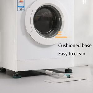 Patins antidérapants et anti-vibrations en caoutchouc pour machine à laver, rehausseur de pieds, amortisseur de chocs et de bruit pour le support de la machine à laver - Product Image 5