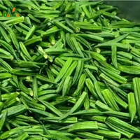 DaHao Top Grade Vacuümgefrituurde Gehele Okra Gedroogd met VF-verwerking Knapperig Klaar om te eten Openlucht gekweekt Chipsvorm
