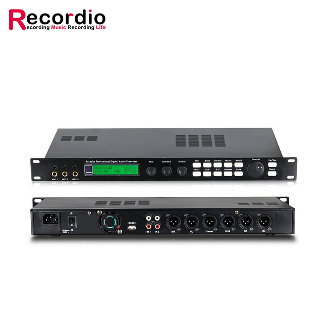 GAX-X5 Karaoke Pre-effects KTV Professional Digital Audio Echo Effect Processor X5 DSP Audio Processor