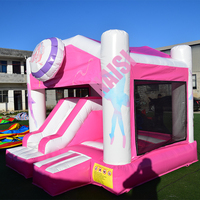 PVC commercial personnaliser musique DJ Disco fête dôme gonflable saut rebond maison gonflable videur château tente pour la fête