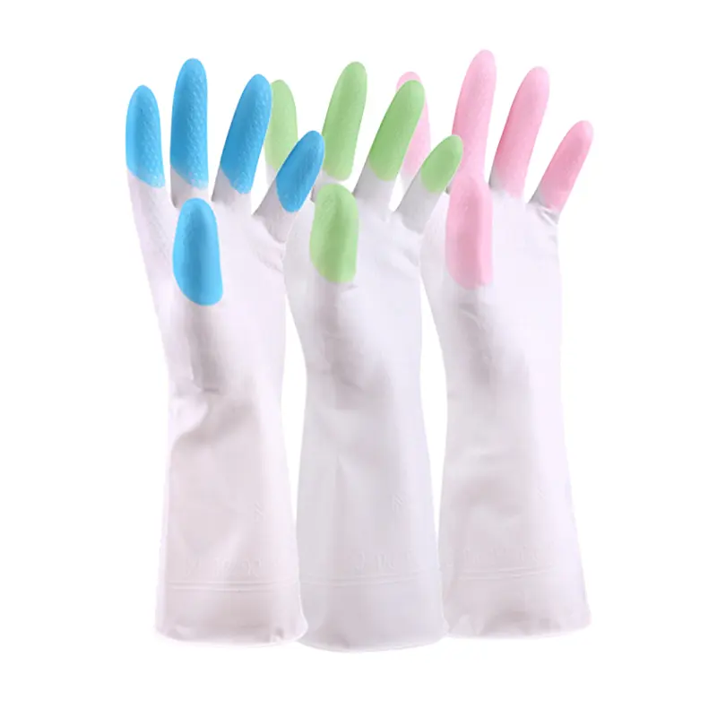 FXL Garden Gloves Digging Planting Rubber Gloves Household Cultivation Horticulture Cleaning Washing Protection Tool