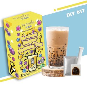 Kit de thé au lait aux perles de sucre roux pour cadeaux d'entreprise - comprend 2 sachets de poudre - Product Image 1
