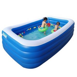 <span class=keywords><strong>Piscina</strong></span> familiar inflable <span class=keywords><strong>Rectangular</strong></span> cuadrada de plástico, <span class=keywords><strong>piscina</strong></span> de aire, jardín, patio trasero, <span class=keywords><strong>piscina</strong></span> inflable para <span class=keywords><strong>verano</strong></span> - Product Image 1