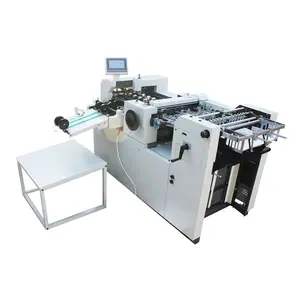 Automatische Papier falz maschine mit Falten und Perforation