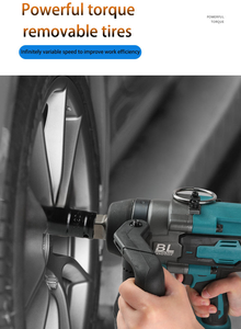 <span class=keywords><strong>Clé</strong></span> à chocs <span class=keywords><strong>électrique</strong></span> sans fil 3000 N.m à couple élevé, sans balais, 3/4 pouces, pour réparation de voitures et camions - Product Image 6