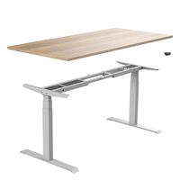 Table de travail électrique ergonomique automatique Richmat Office, extensible, réglable en hauteur, pour travailler assis ou debout, cadre de bureau