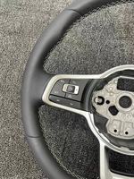 Volant en cuir pour VW MK7 Golf Plus 5 6 7 GTI Arteon CC Caddy R Polo Jetta TSI Tiguan DSG Passat B6 B8 Scirocco Amarok